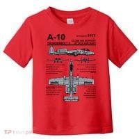 A10 Thunderbolt Ii Warthog Military Jet Spec Diagram Toddler T-Shirt thumb 0