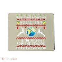 Axial Tilt Is The Reason For The Season Funny Ugly Christmas Mousepad thumb 0