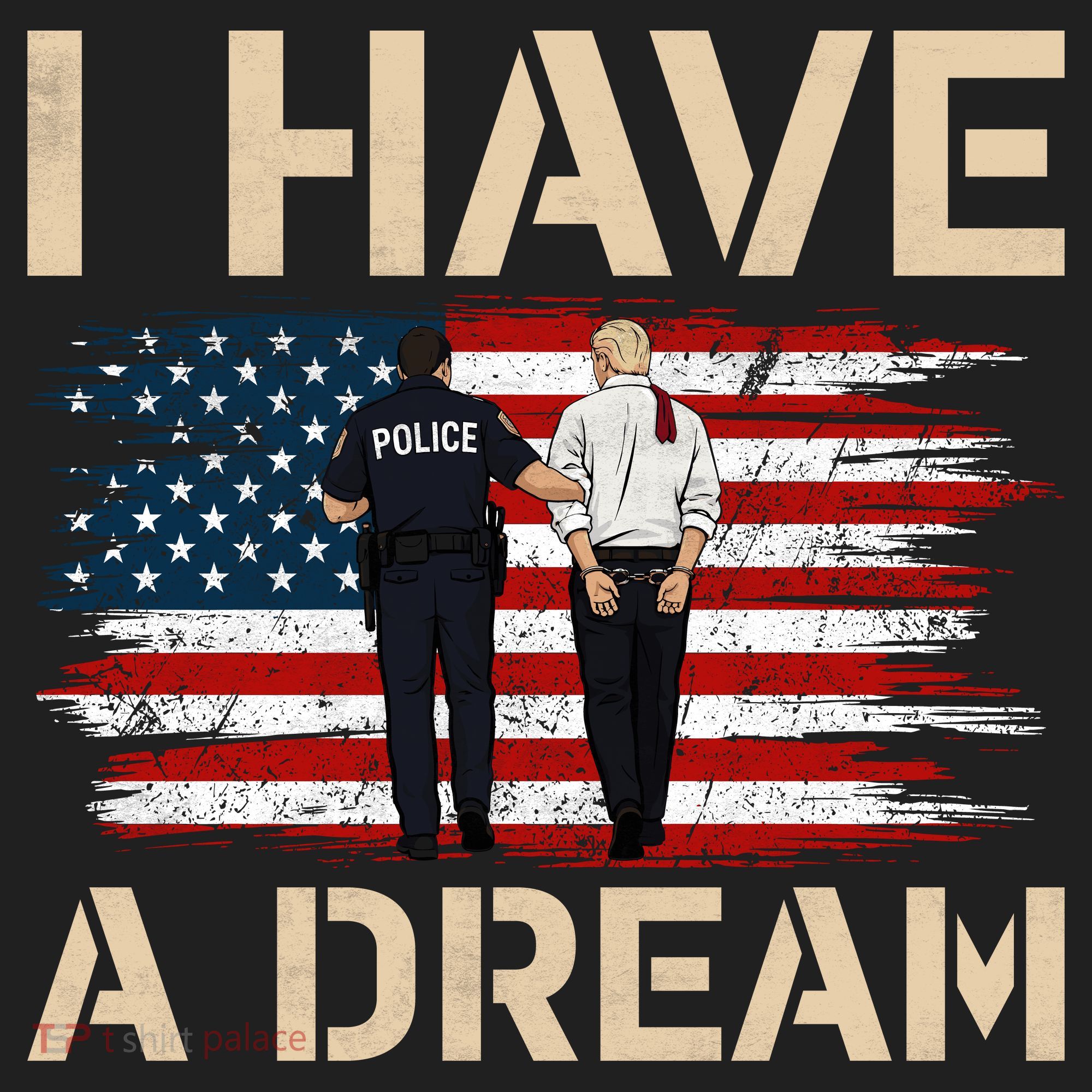 Anti Trump I Have A Dream Police Arrest Protest Beanie