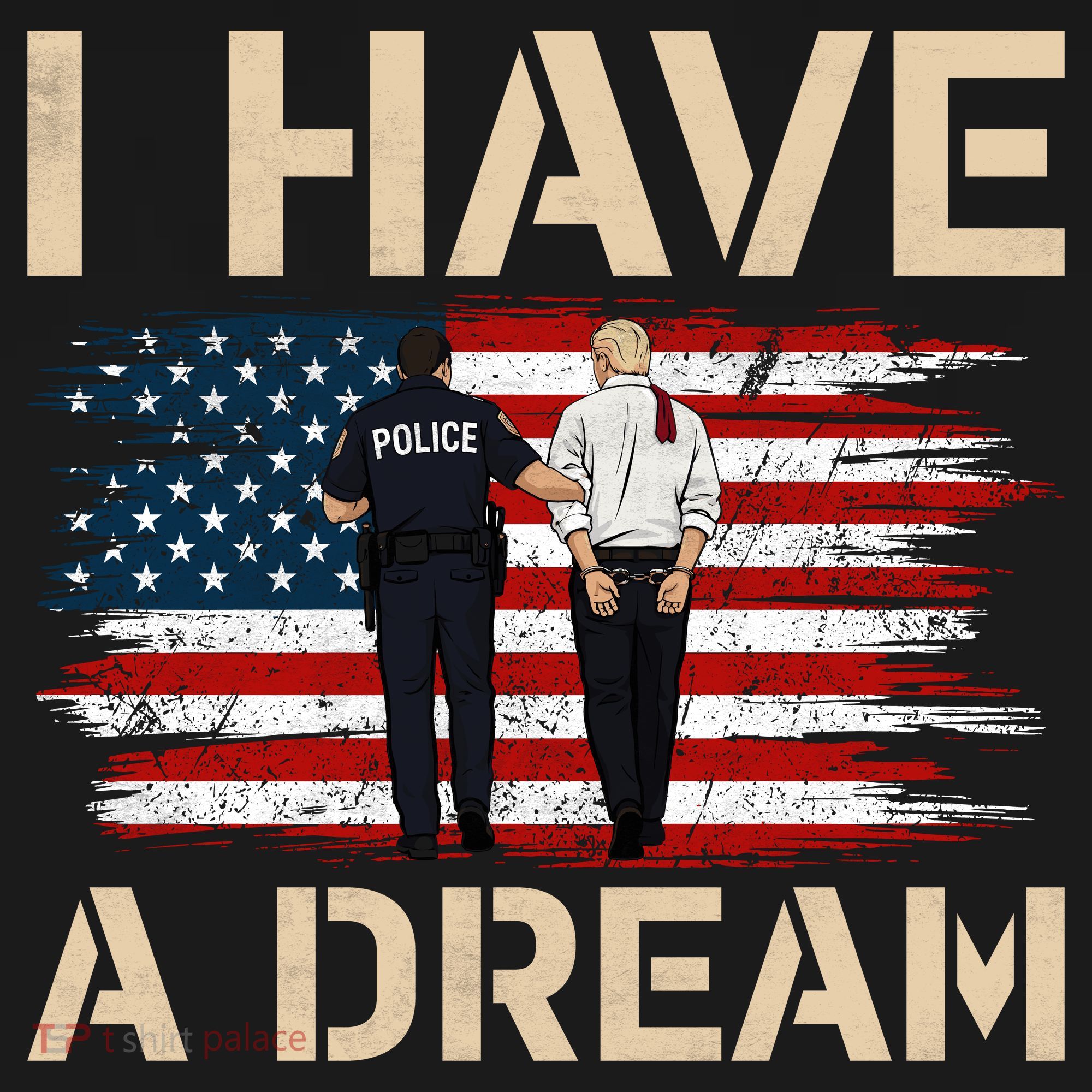 Anti Trump I Have A Dream Police Arrest Protest Mousepad
