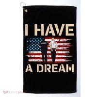 Anti Trump I Have A Dream Police Arrest Protest Golf Towel thumb 0