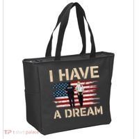 Anti Trump I Have A Dream Police Arrest Protest Tote Bag thumb 2