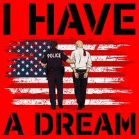 Anti Trump I Have A Dream Police Arrest Protest Santa Hat thumb 1