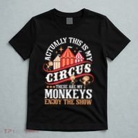 Actually This Is My Circus These Are Monkeys Monkey Lover T-Shirt thumb 5