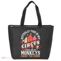 Actually This Is My Circus These Are Monkeys Monkey Lover Tote Bag thumb 0