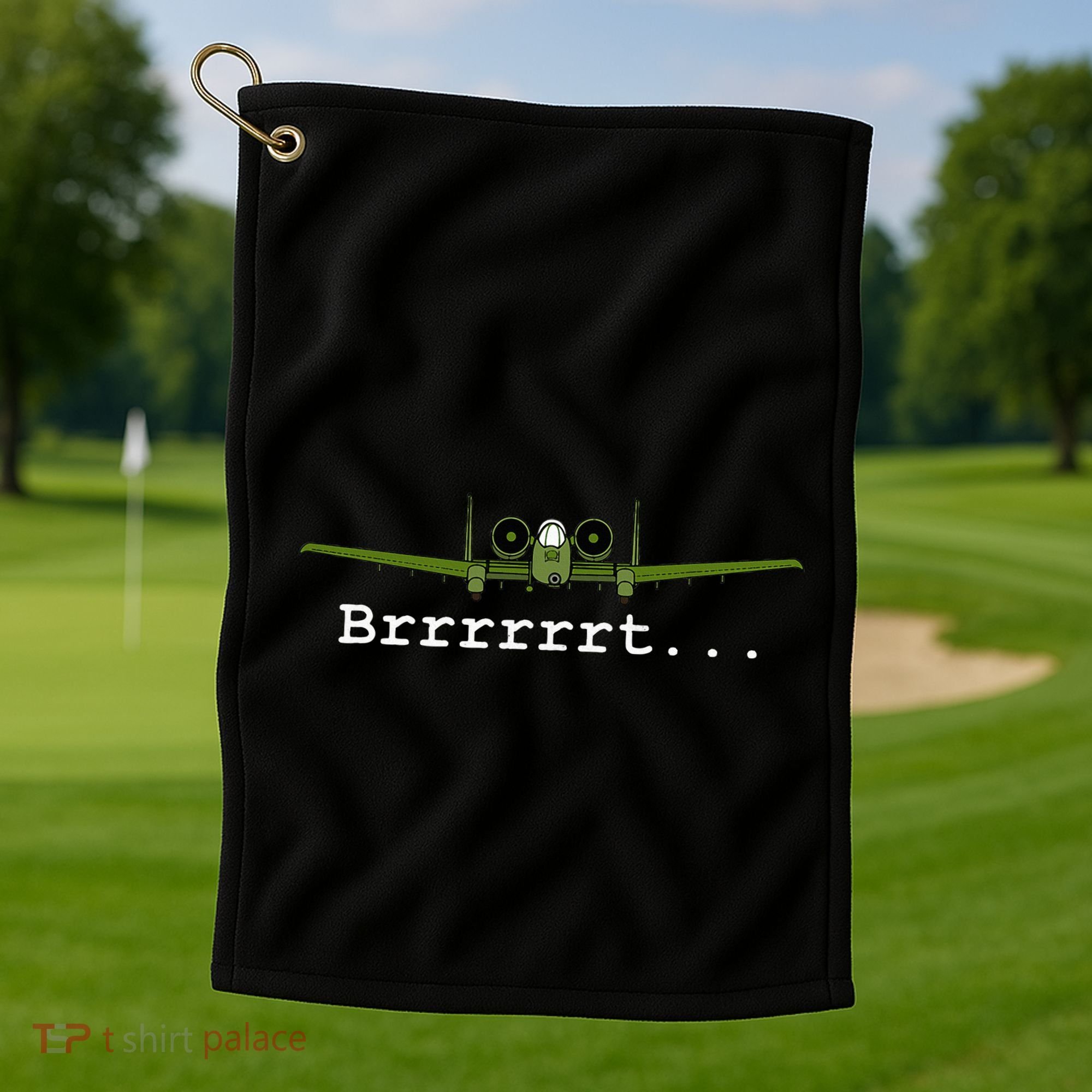 A10 Thunderbolt Ii Warthog Funny Golf Towel