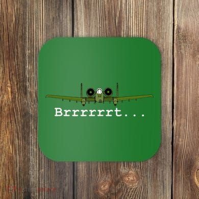 A10 Thunderbolt Ii Warthog Funny Coaster