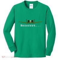 A10 Thunderbolt Ii Warthog Funny Kids Long Sleeve Shirt thumb 0