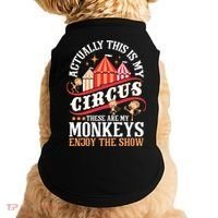 Actually This Is My Circus These Are Monkeys Monkey Lover Doggie Tank thumb 0