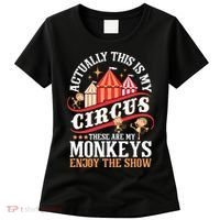 Actually This Is My Circus These Are Monkeys Monkey Lover Women's T-Shirt thumb 0