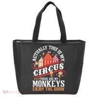 Actually This Is My Circus These Are Monkeys Monkey Lover Tote Bag thumb 0
