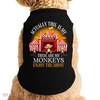 Actually This Is My Circus These Are Monkeys Monkey Lover Doggie Tank thumb 0