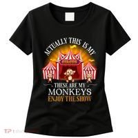 Actually This Is My Circus These Are Monkeys Monkey Lover Women's T-Shirt thumb 0