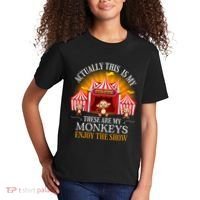 Actually This Is My Circus These Are Monkeys Monkey Lover Kids T-Shirt thumb 2