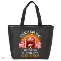 Actually This Is My Circus These Are Monkeys Monkey Lover Tote Bag thumb 0