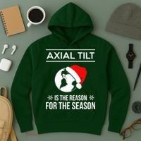 Axial Tilt Is The Reason For The Season Xmas Hoodie thumb 3