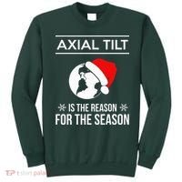 Axial Tilt Is The Reason For The Season Xmas Sweatshirt thumb 0