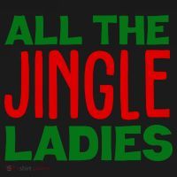 All The Jingle Ladies Funny Christmas Backpack thumb 2