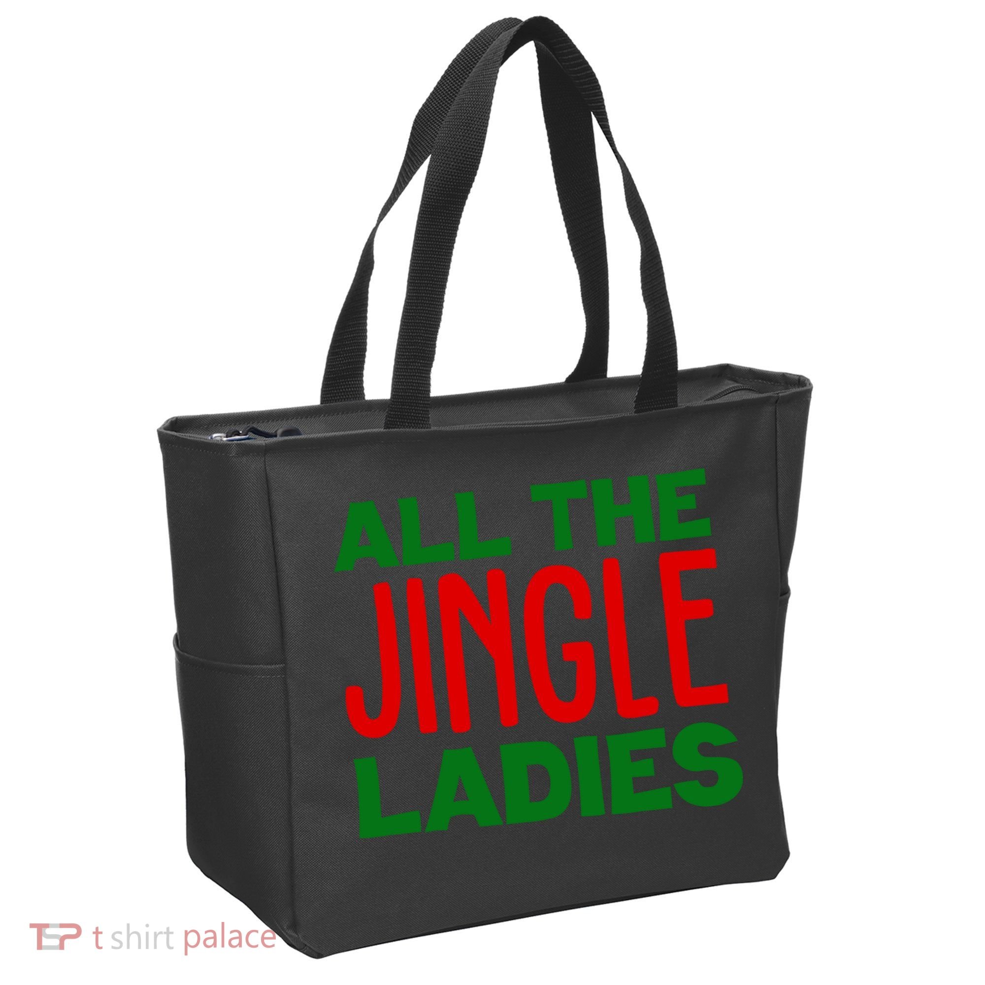 All The Jingle Ladies Funny Christmas Tote Bag