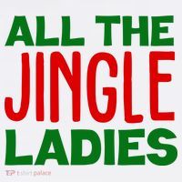 All The Jingle Ladies Funny Christmas Mousepad thumb 1