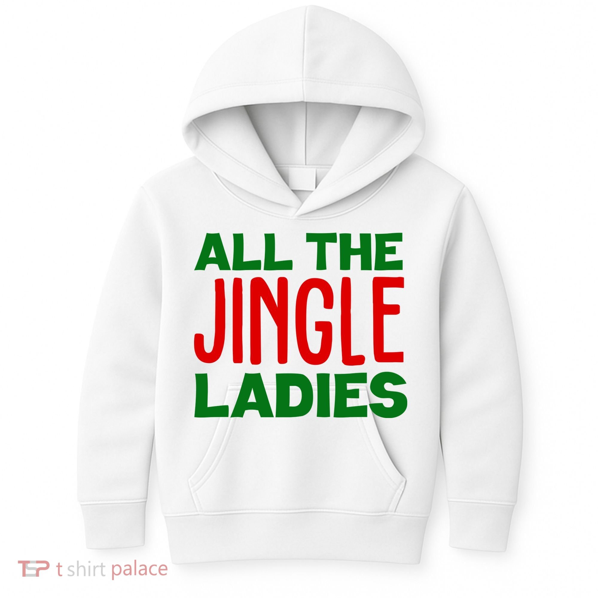 All The Jingle Ladies Funny Christmas Kids Hoodie