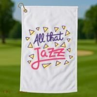 All That Jazz Golf Towel thumb 1