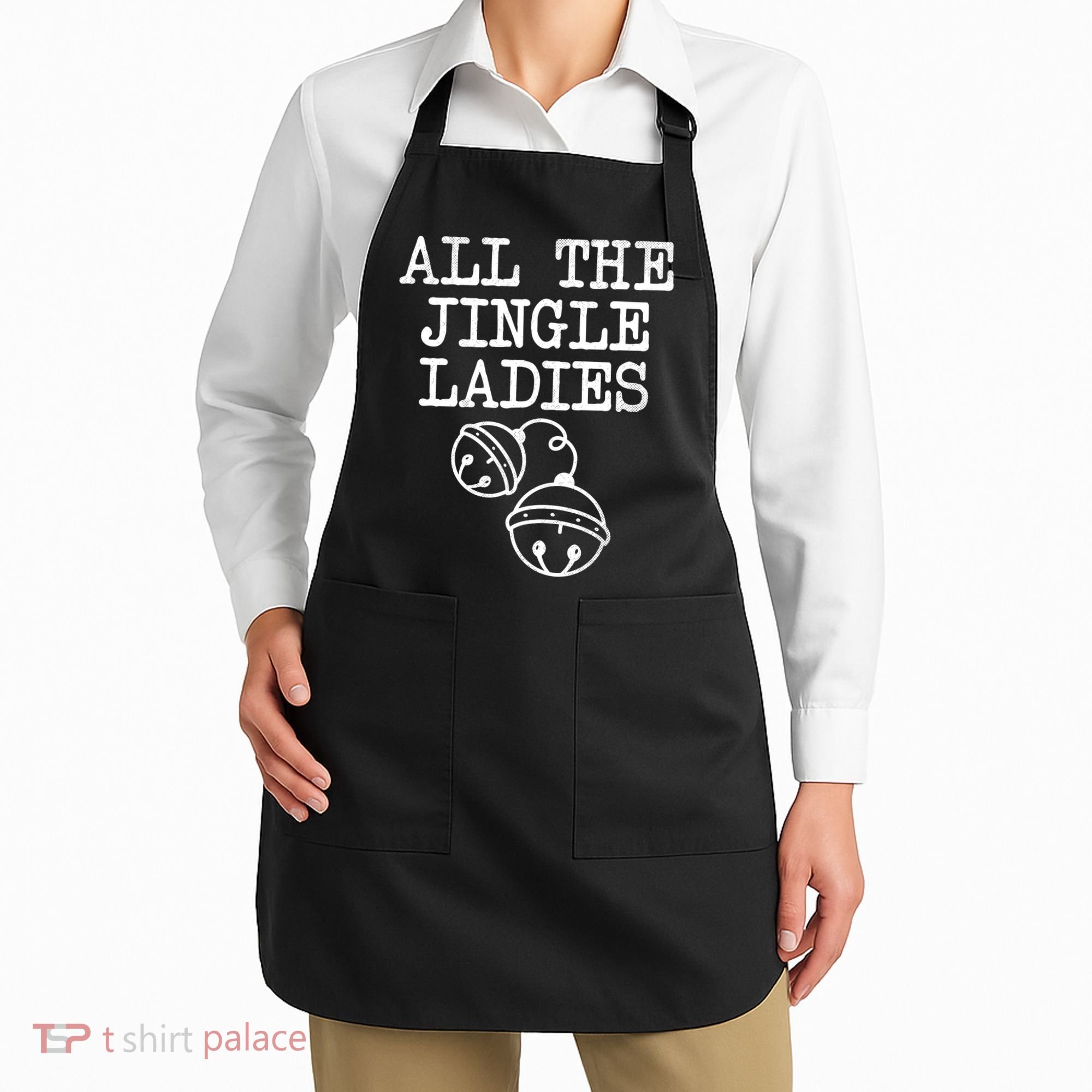 All The Jingle Ladies Funny Christmas Apron