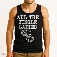 All The Jingle Ladies Funny Christmas Tank Top thumb 3