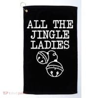 All The Jingle Ladies Funny Christmas Golf Towel thumb 0
