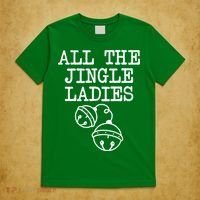 All The Jingle Ladies Funny Christmas T-Shirt thumb 5