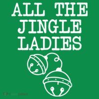 All The Jingle Ladies Funny Christmas Ornament thumb 1