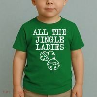 All The Jingle Ladies Funny Christmas Toddler T-Shirt thumb 2