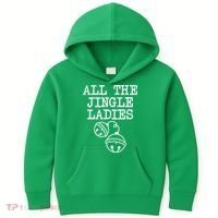 All The Jingle Ladies Funny Christmas Kids Hoodie thumb 0