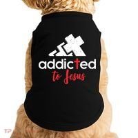 Addicted To Jesus Christian Faith God Doggie Tank thumb 0