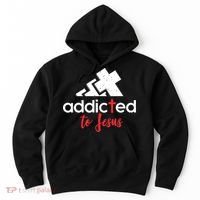 Addicted To Jesus Christian Faith God Hoodie thumb 0