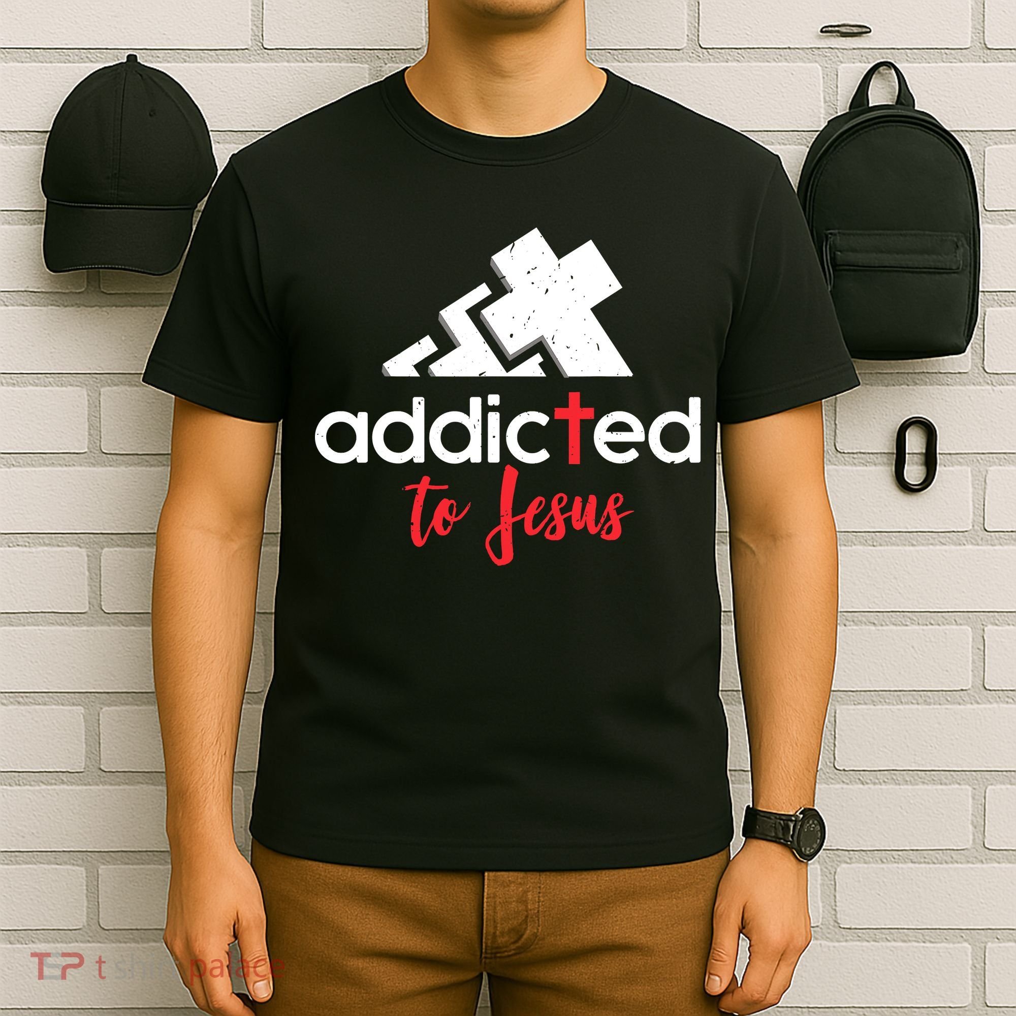 Addicted To Jesus Christian Faith God T-Shirt