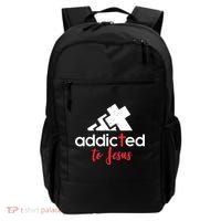 Addicted To Jesus Christian Faith God Backpack thumb 0
