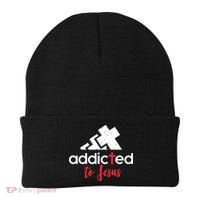 Addicted To Jesus Christian Faith God Beanie thumb 0