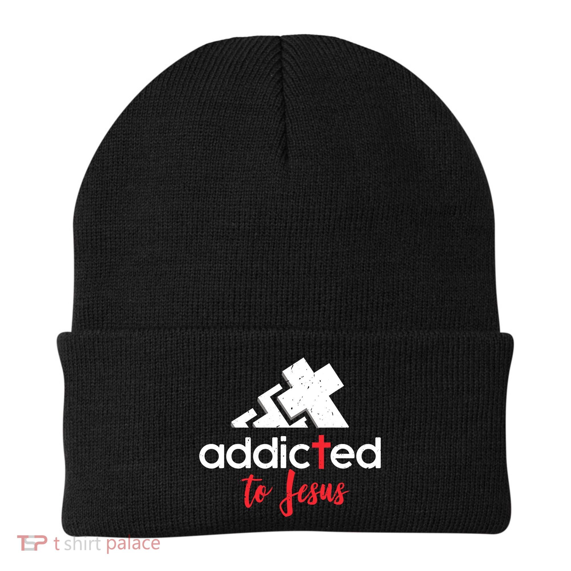 Addicted To Jesus Christian Faith God Beanie