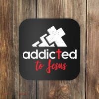 Addicted To Jesus Christian Faith God Coaster thumb 0