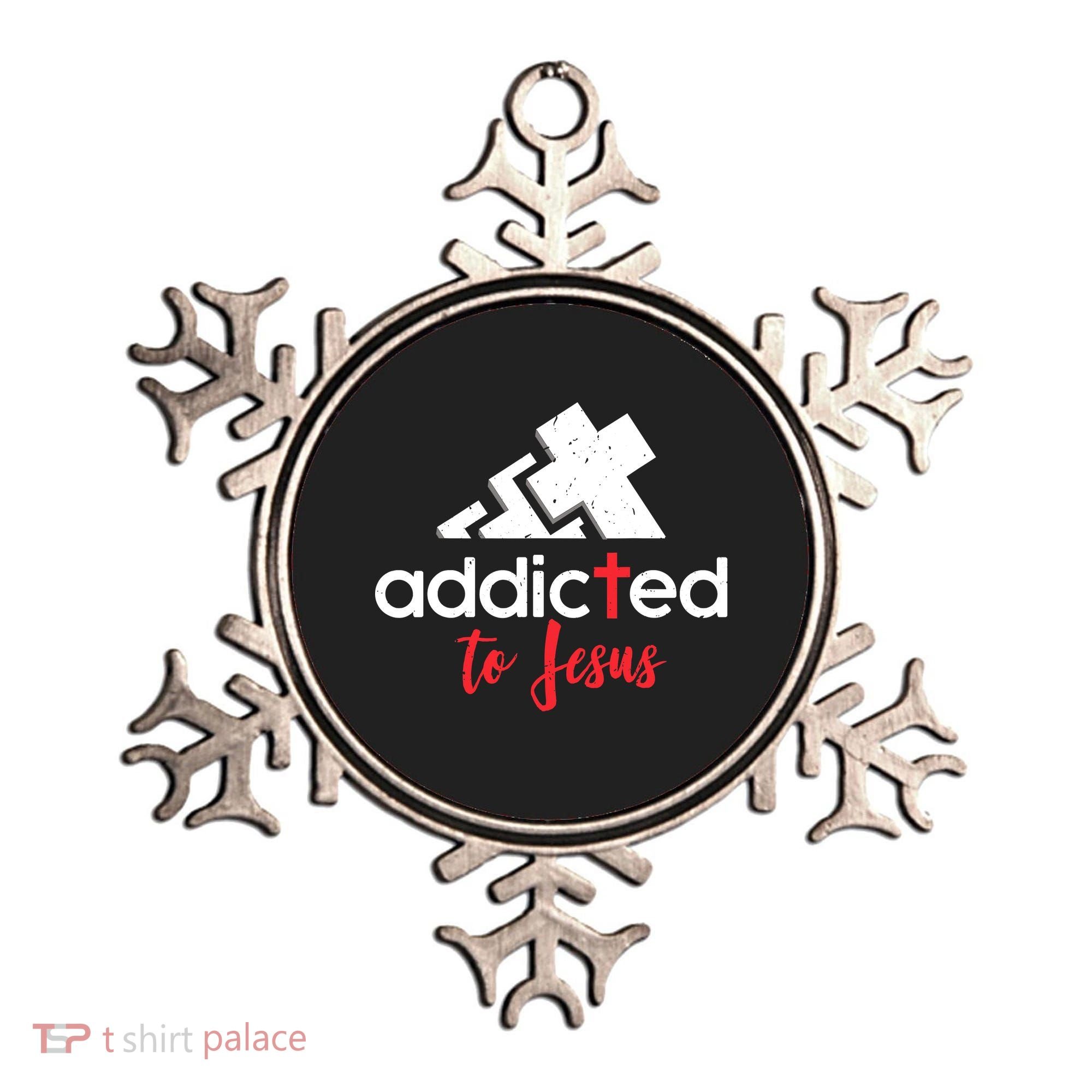 Addicted To Jesus Christian Faith God Ornament