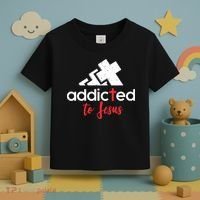 Addicted To Jesus Christian Faith God Toddler T-Shirt thumb 3