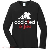 Addicted To Jesus Christian Faith God Women's Long Sleeve Shirt thumb 0
