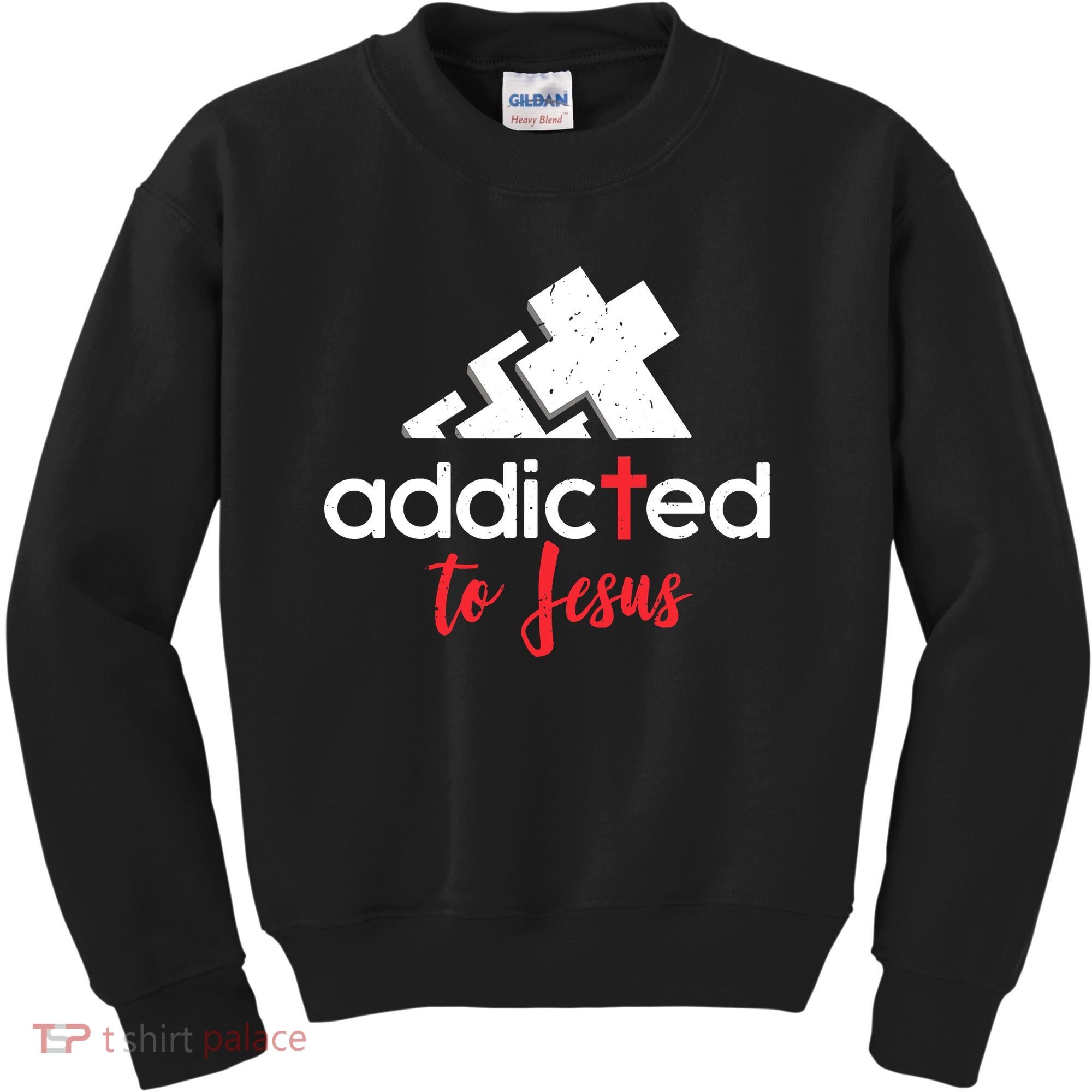 Addicted To Jesus Christian Faith God Kids Sweatshirt