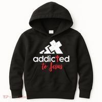 Addicted To Jesus Christian Faith God Kids Hoodie thumb 0
