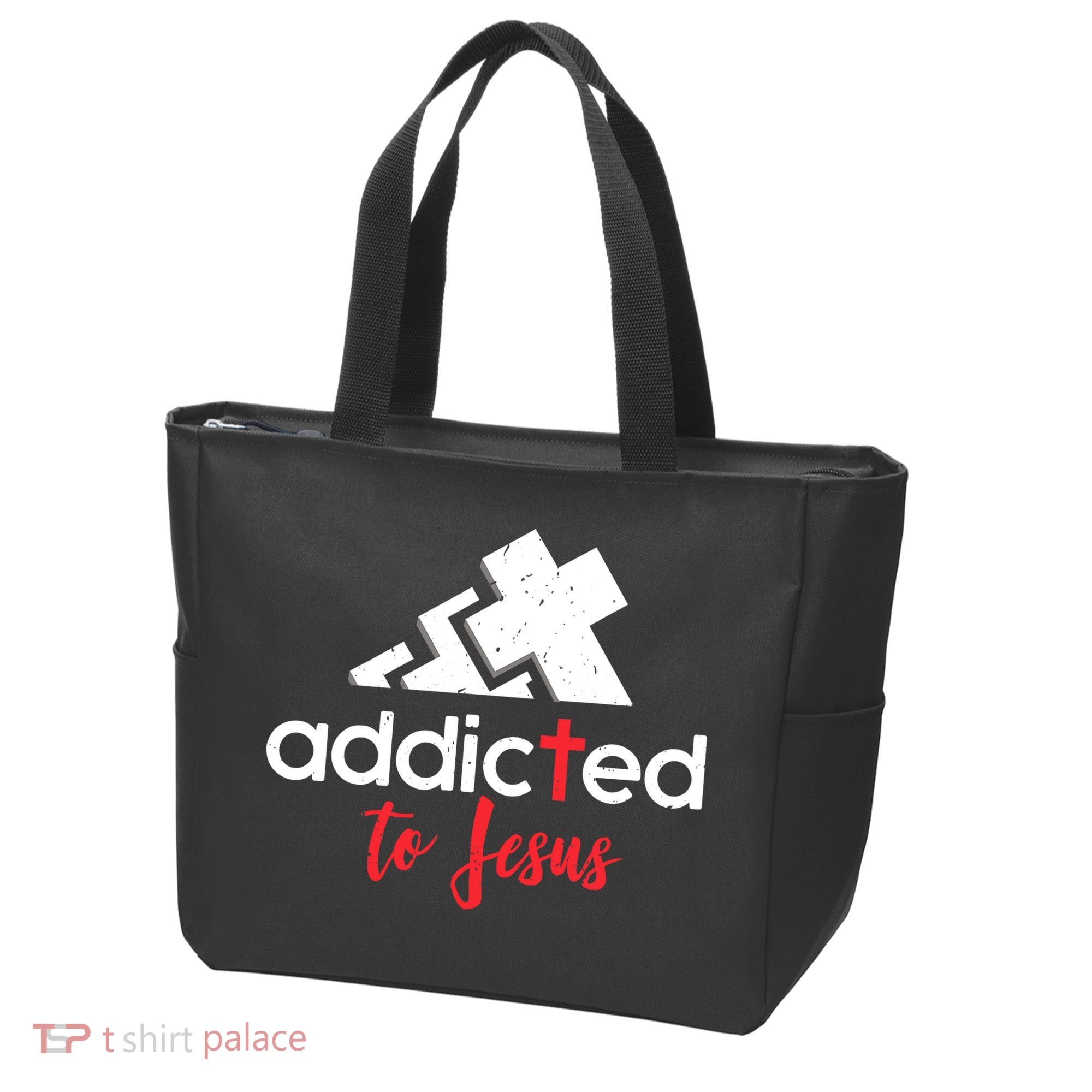 Addicted To Jesus Christian Faith God Tote Bag