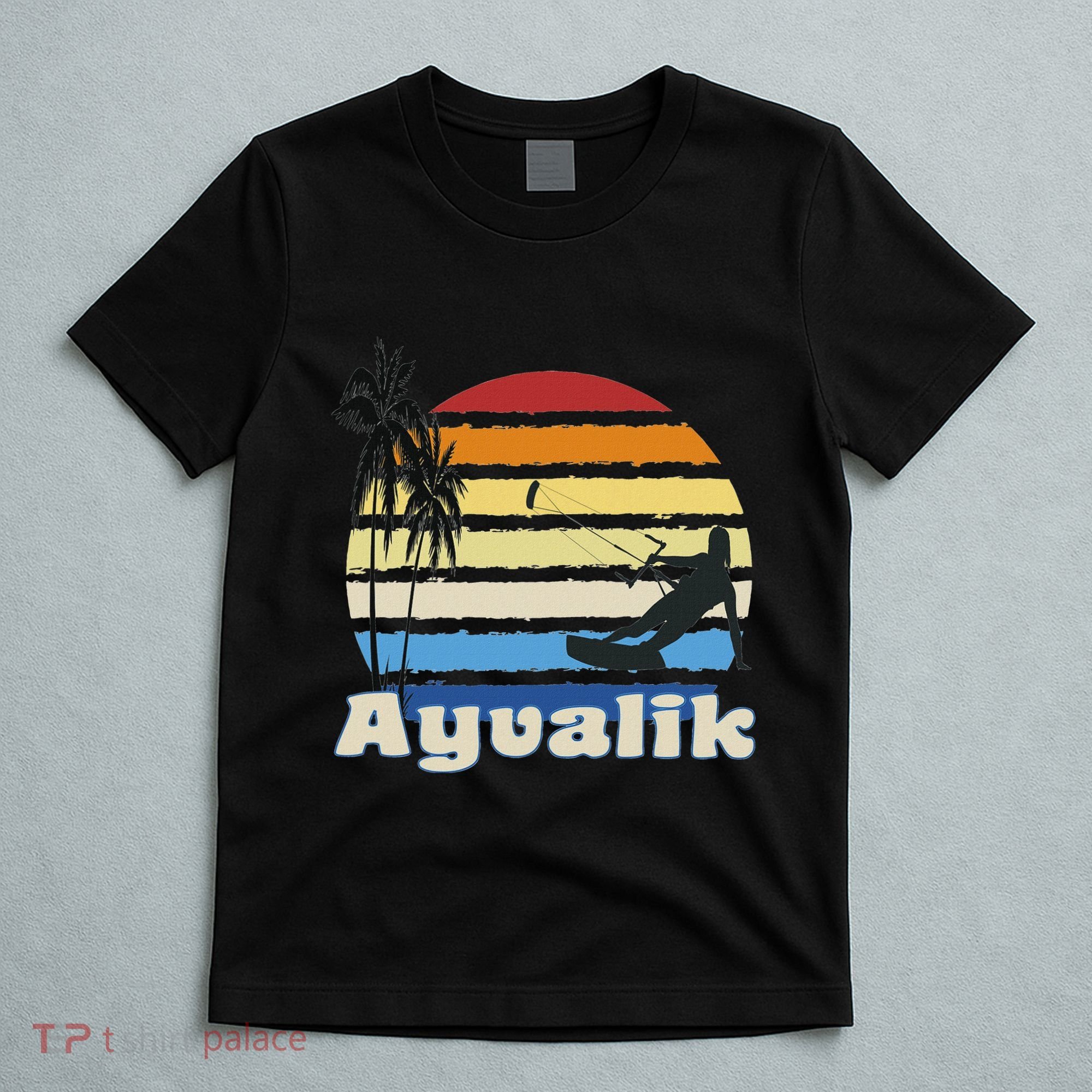Ayvalik Turkey Kitesurfing Kitesurfer Beach T-Shirt