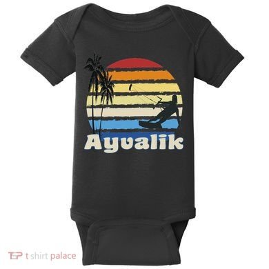 Ayvalik Turkey Kitesurfing Kitesurfer Beach Baby Bodysuit