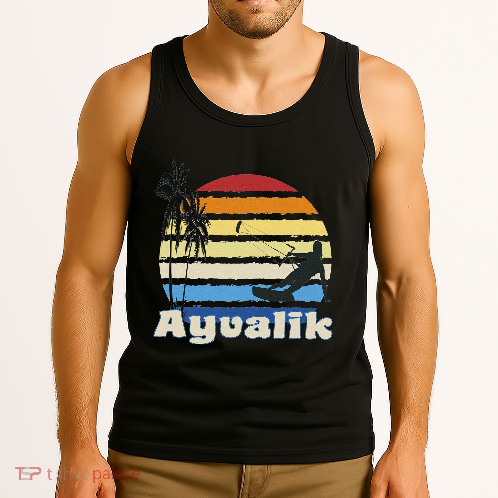 Ayvalik Turkey Kitesurfing Kitesurfer Beach Tank Top