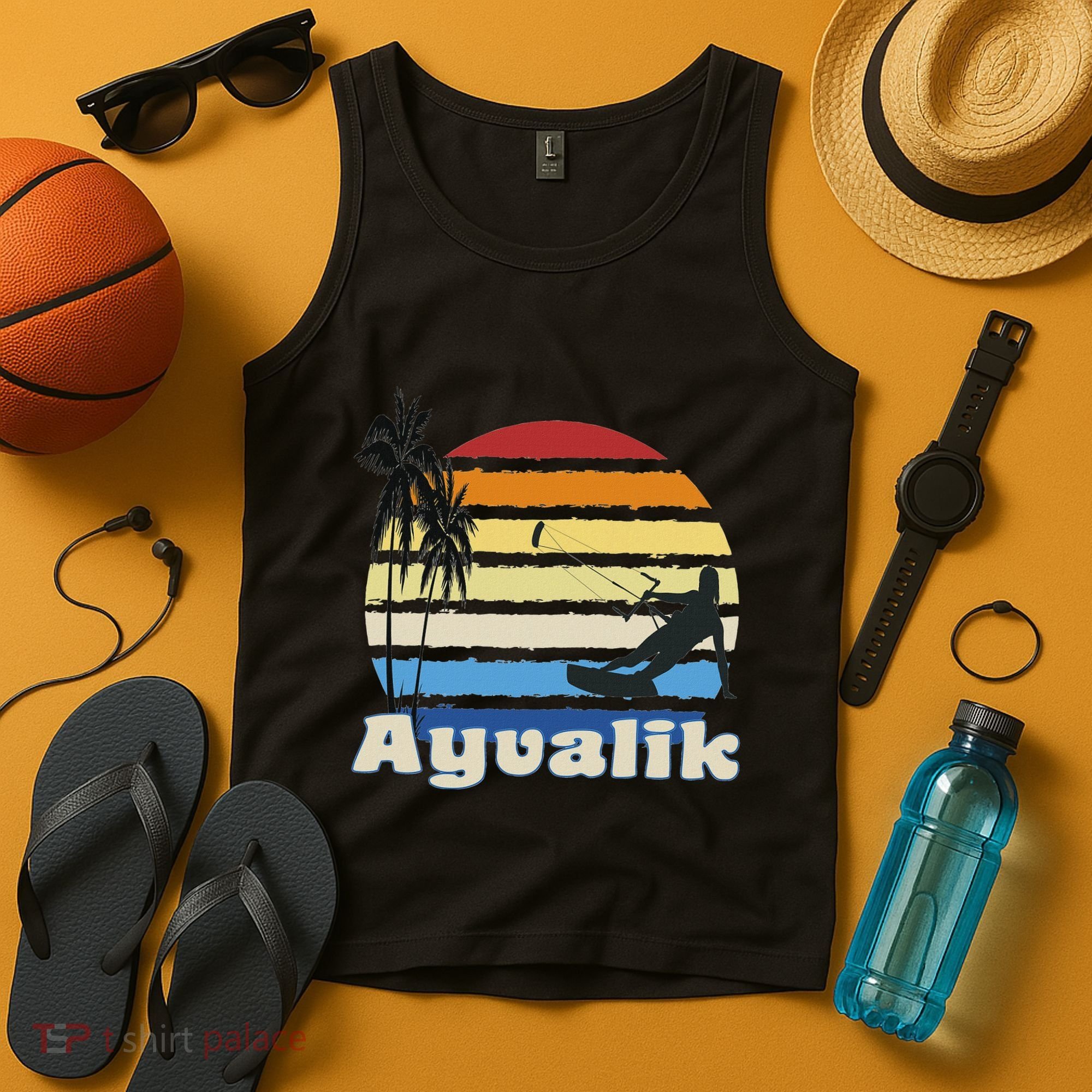 Ayvalik Turkey Kitesurfing Kitesurfer Beach Tank Top